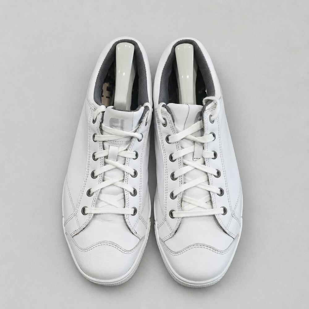 FootJoy Street Series Men’s Golf Shoes White Leather Spiked 56405 Size 9 M